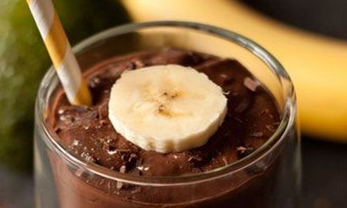 kakaovo-bananovy smoothie